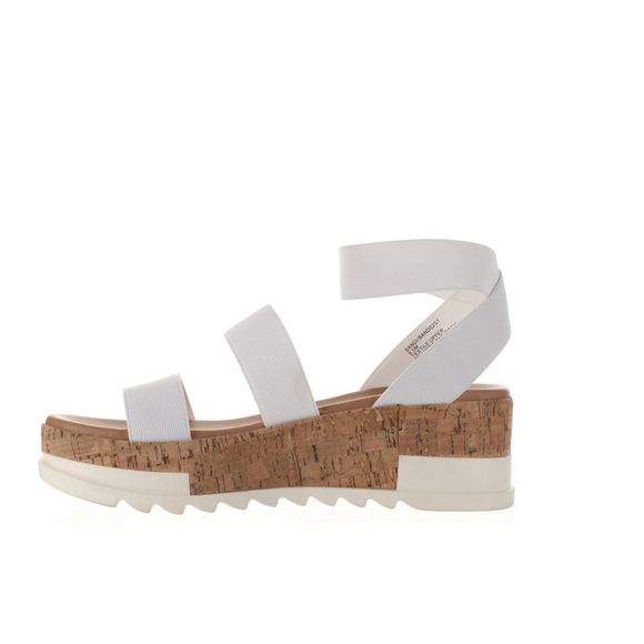 Steve Madden Womens Bandi White Ankle Strap Heels Size 8.5 Medium (B, M) - Picture 3 of 4